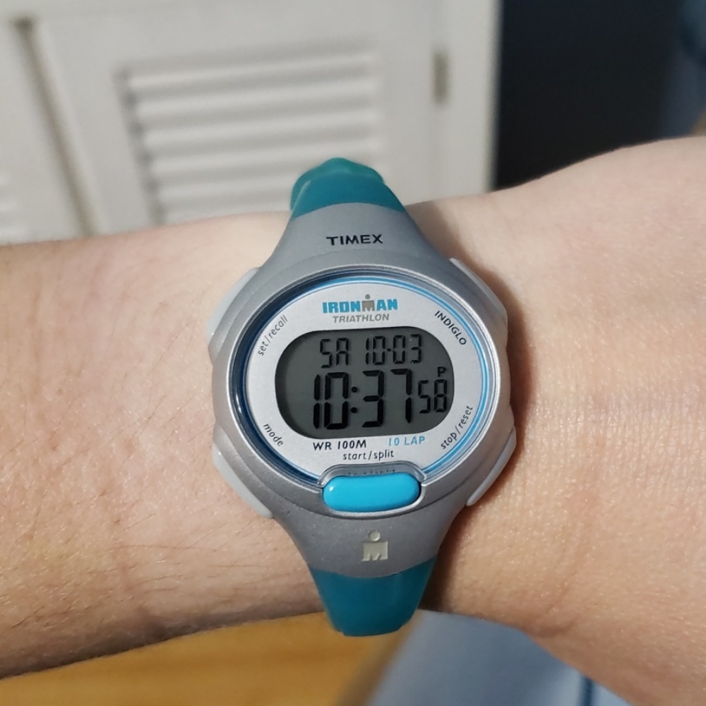 Blue Ironman Triathlon Timex Watch